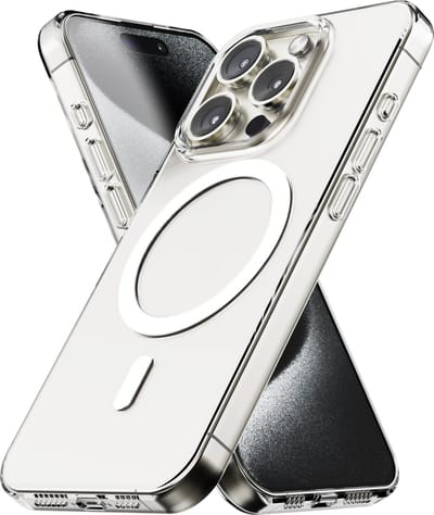 Hoesje - Geschikt voor iPhone 16 Pro - Transparant - Geschikt voor MagSafe - Slank - Shock proof hoes