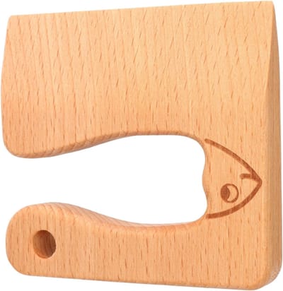 Veilige en Gezonde Houten Kindermessen voor Montessori, Ergonomisch Ontworpen voor Fruit en Groenten, Ideaal voor Kinderen