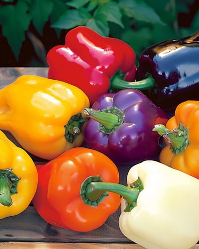 3 sets - Paprika Zaden Kleurenmengsel Capsicum Annuum Eenjarig Mix 5 Kleuren
