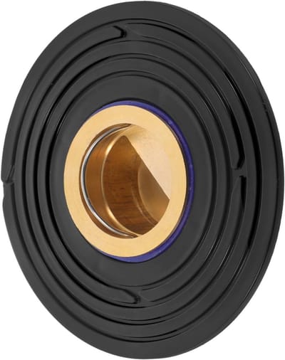 Terugslagklep Vloerafvoer - Gootsteenfilter Haaropvangbak - Voorkomen van Verstoppingen - Anti-Verstoppingsontwerp - 10 cm - Zwart