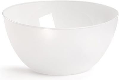 Plasticforte Serveerschaal - D25x 12 cm - saladeschaal/slakom - kunststof - transparant