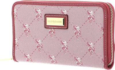 U.S. POLO ASSN. Portemonnee Hampton Zip Wallet Light Rose Roze