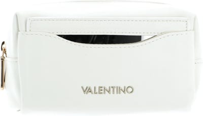 VALENTINO Toilettas Lemonade Soft Cosmetic Case Bianco Wit