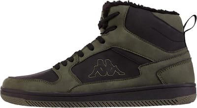 Kappa 243374 unisex groene laarzen met korte schacht, winterlaarzen buiten