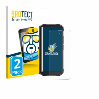 BROTECT - Screenprotector voor Cubot King Kong Mini 4 - Folie Beschermfolie transparant 2 Stuks
