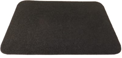 2x - PRIMA - Budget - Badmat - WC mat - Lola - zwart - antislip - 50x70cm