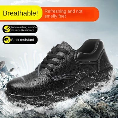 Perforées Respirantes, Anti-écrasement, Anti-perforation, Résistantes aux coups de couteau, Déodorantes, Respirantes et Anti-fabrication Chaussures d'assurance travail 46 red