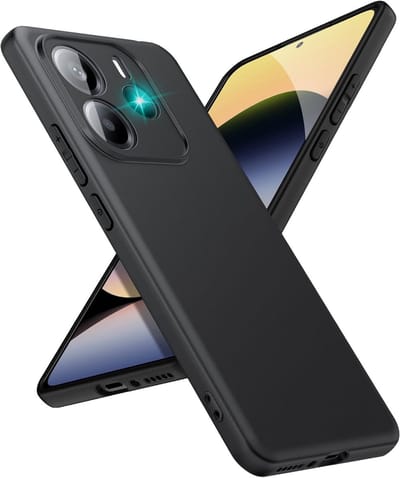 Zwart Dun TPU Hoesje Geschikt voor Xiaomi Redmi Note 14 5G | Back Cover | Lichtgewicht | Ultra Dun | Flexibel | Zacht