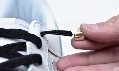 Hiden - No-tie Schoenveters - Veters plat - Schoenen & Kleding - Sport - Zwart