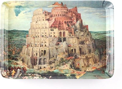 Dienblaadje, Mini,  21 x 14 cm, Bruegel, Toren van Babel