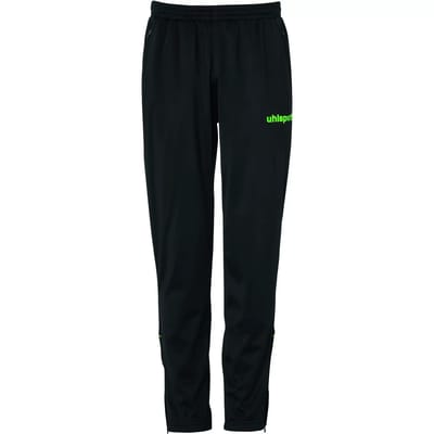 Uhlsport Stream 22 Polyesterbroek Kinderen - Zwart / Fluo Groen | Maat: 140