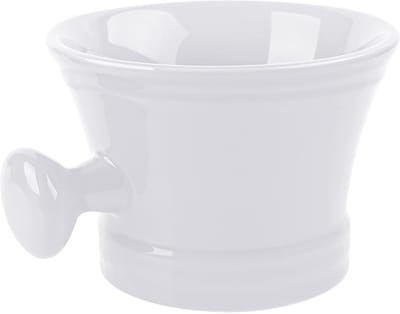 Dailygoods- Scheermok Grote Inhoud - Diepe Scheerkom - Keramische Scheerbeker - Stevige Scheerzeepkom - Voor Scheerkwasten - Voor Rijk Schuim