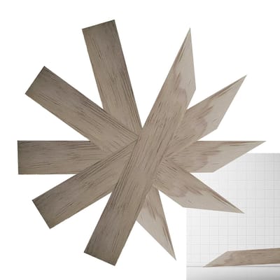 Voegenafsluitingsgereedschap - Houten spatel - Nette afwerking - Ergonomisch ontwerp - 20 cm lengte
