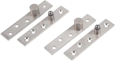 Dailygoods- Deurscharnieren 360 graden rotatie - Roestvrij Staal - Heavy Duty - Verzonken Schroefgaten - Voor Klapdeuren - Onzichtbare Oplossing - Scharnier