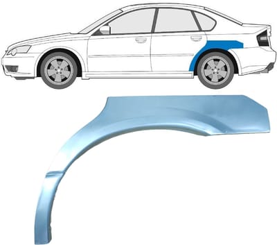 Reparatiepaneel achterspatbord voor Subaru Legacy 1998-2004 / Links