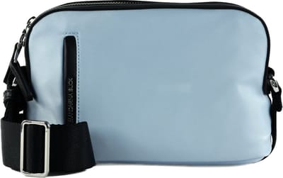 MANDARINA DUCK Schoudertas Hunter Crossover Bag Skyway & Black Lichtblauw
