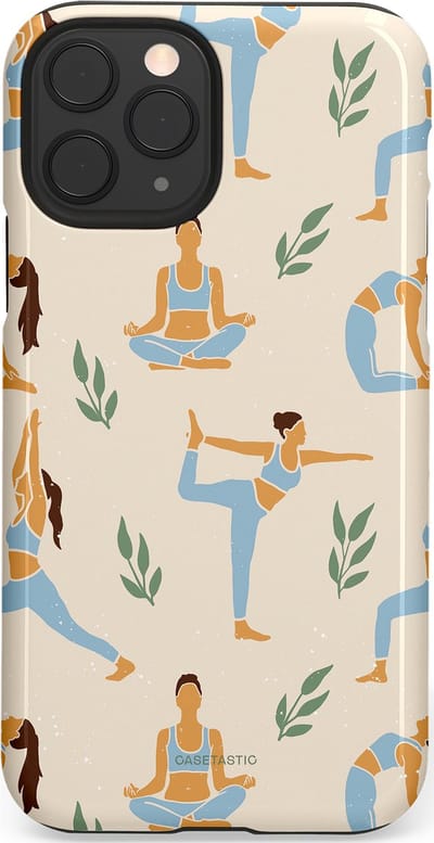 Casetastic Hoesje Geschikt voor Apple iPhone 11 Pro - Stijlvolle Beschermende Duo-layer Case - Yoga zen