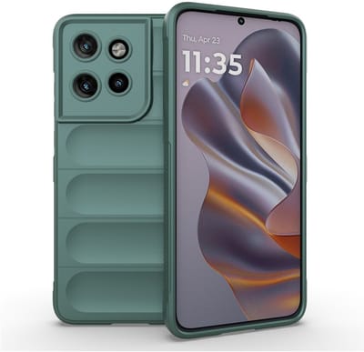 Coverup Hoesje - Geschikt voor Motorola Edge 50 Neo Hoesje - Coverup Hands-On Rugged Back Cover - Groen