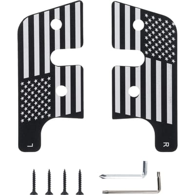 Kit de réparation de pare-soleil, Clips de pare-soleil en aluminium Accessoires de voiture Remplacement pour Jeep Wrangler JK JL Gladiator 2018 à white