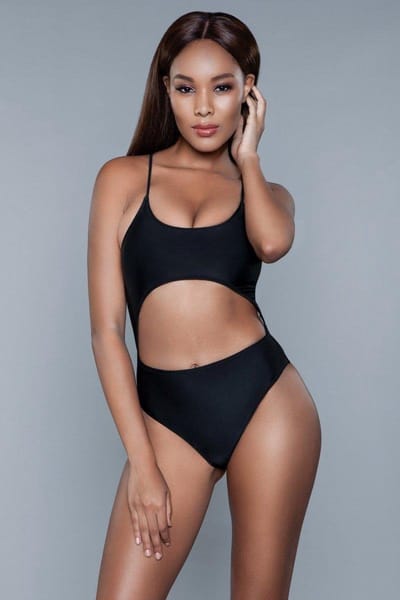 Be Wicked Swimwear Alina Monokini - Zwart