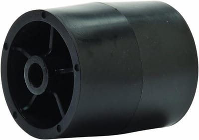 Dek rol - Grasmaaier onderdeel - Gazon onderhoud - Anti-scalp ontwerp - 3 x 3-3/4 inch - Zwart