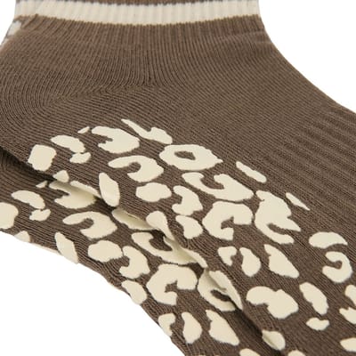 Sweaty Betty Sweaty Betty Animal Print Mini Pilates Crew Gripper 2 Pack - Maat 6/8