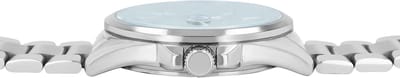 JUST WATCH herenhorloge roestvrij staal van roestvrij staal met datum- en weekdagweergave