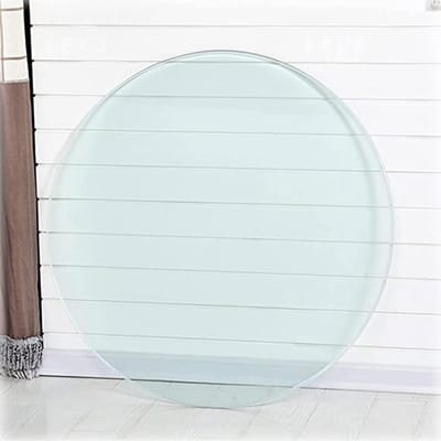 Ronde Tafelplaat - Glazen Tafelblad - Meubels Vernieuwen - Veilig Gehard Glas - 35-100 cm Diameter - Transparant