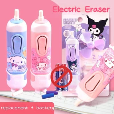 Bovista Elektrische Gum - Doezelaar - Electrische - Electric Eraser - 3 Stuks