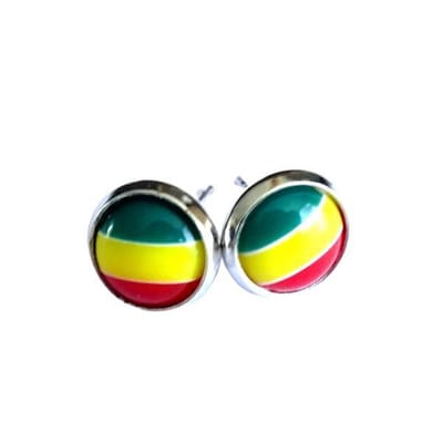 2 Love it Vlag - Oorknopjes - 8 mm doorsnee - Kinderen