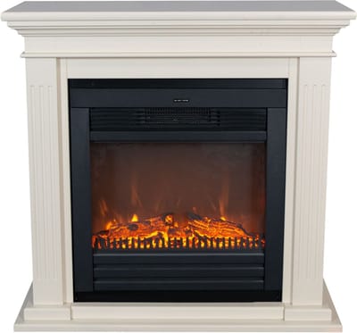 Xaralyn Elektrische haard - Cadiz ELU-MDW - Witte MDF haardombouw - 1400 Watt verwarming - afstandsbediening