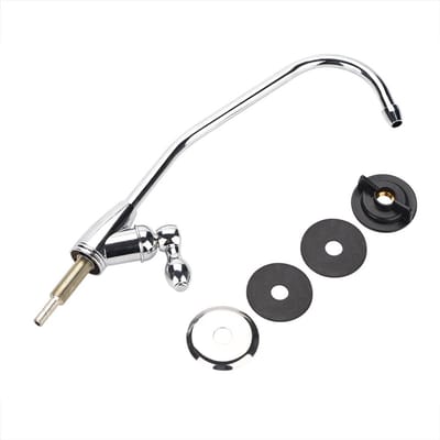 Dailygoods- Drinkwaterkraan Hoog Boog - Keukenkraan Verchroomd - Loodvrij - Eenvoudig te Installeren - Onderhoudsvriendelijk - Duurzame Keramische Schijfdoos