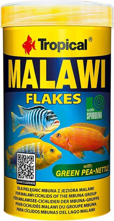 TROPICAL visvoer  Malawi flakes 200gr/1000ml