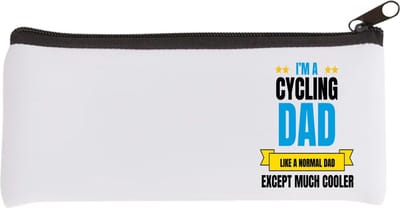 Akyol - i'm a cycling dad Etui - Vader - papa - vaderdag cadeautjes - verjaardagscadeau - gift - kado - 20 bij 9 cm