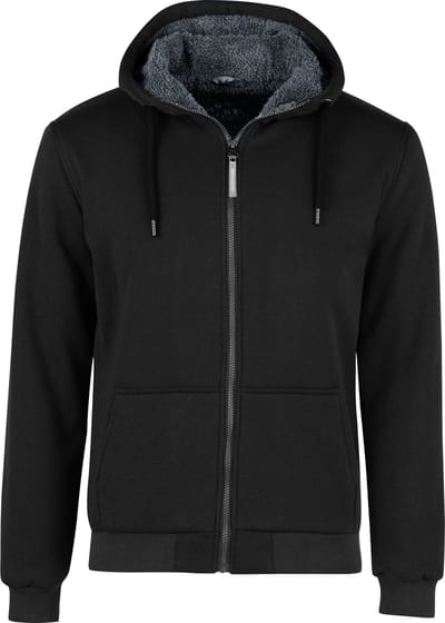 STØRVIK Kenny Sweatvest Heren - Teddy Gevoerd - Hoodie - Maat 2XL - Zwart