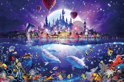 Legpuzzel 1000 stukjes - Puzzel Fantasie - Ontspanning thuis - Gedetailleerde afbeelding - 50x75 cm - Multicolor