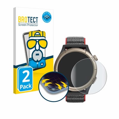 BROTECT - Screenprotector voor Huami Amazfit Cheetah Pro - Folie Beschermfolie matte volledig dekking 2 Stuks