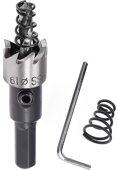 Dailygoody - Hoge snelheid stalen boren - Heavy Duty Hole Cutter - Geschikt voor metaal - Gat grootte 19mm - Duurzaam en slijtvast - Perfect voor
