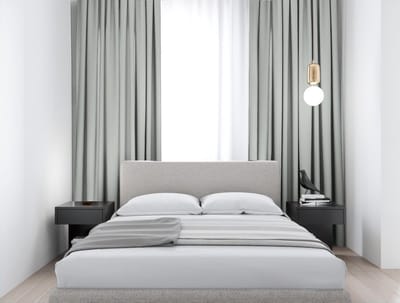 Maroyathome ELSA - Gordijn - Verduisterend - met plooiband - kant-en-klaar - 144x180 cm - 144 cm breedte en 180 cm lengte - Licht Grijs Groen - 1 stuk
