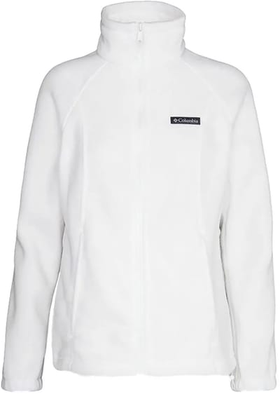 Columbia Benton Springs™ Fleece Met Volledige Rits Wit XS Vrouw