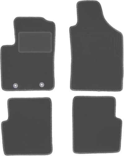 Grafiet automatten voor: Fiat 500 cabrio, hatchback (2007-2013)