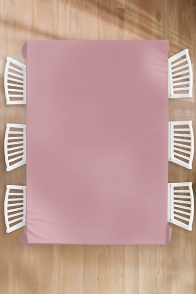 Tafelkleed - Tafellaken - 180x260 cm - Roze - Kleuren - Interieur - Effen - Kleur - Binnen en Buiten