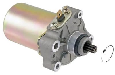 Rms Piaggio Skipper 125cc Startmotor Zilver