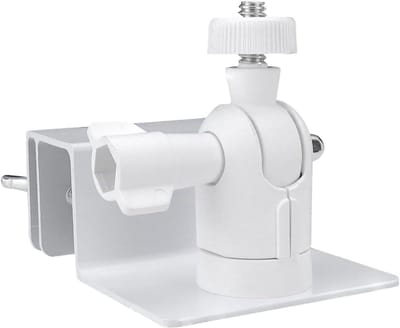 Camera Beugel - Muurbevestiging Aluminium - Beveiliging Monteren - 360 Graden Rotatie - 17 x 14 x 4 cm - Wit