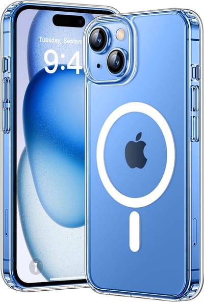 Cazy hoesje geschikt voor iPhone 15 Plus Hoesje geschikt voor MagSafe - Ultra Dunne Backcover - Transparant