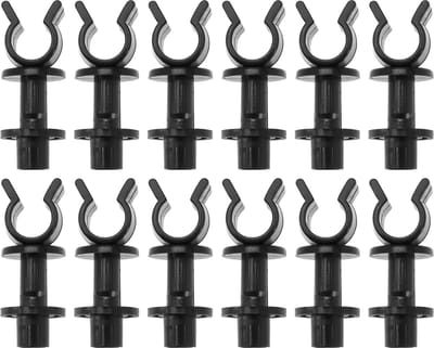 Allecto - Bonnet Support Rod Clips - 10 Stuks - Duurzaam en Betrouwbaar - 7.5mm Diameter - Voor Land Rover Defender - Perfect voor TD5 en Discovery