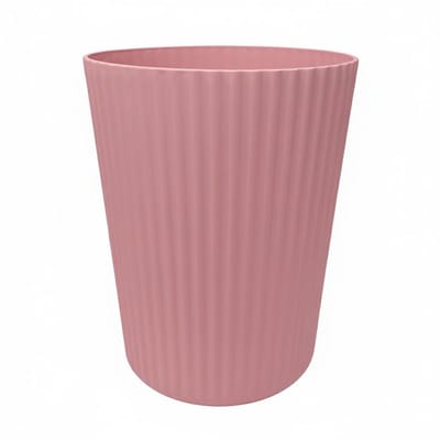 Stevige Ronde Prullenbak van Kunststof voor Kantoor of Kinderkamer, 9 Liter