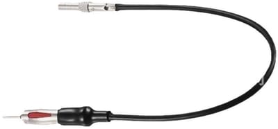 Auto Radio Antenne Verlengkabel Adapter - ISO naar DIN Mannelijk - 25cm - Geschikt voor voertuigen - ShopVlot
