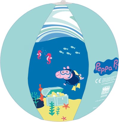 Peppa Pig/Big opblaasbare strandbal - 29 cm - opblaas speelgoed bal - Buitenspeelgoed strandballen - Opblaasballen - Waterspeelgoed