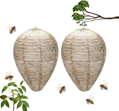 Store_8 - Horzelnest - Valse wespennest - Waterdicht - Territoriaal gedrag - Wespennest verjager - Voor huis en tuin - 2 stuks